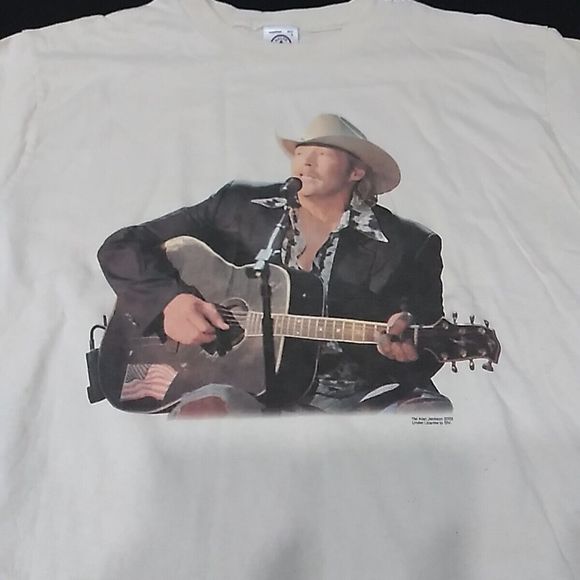 Vintage Alan Jackson 2002 Faith Hope And Love T Shirt Size L Country Music - Picture 4 of 12